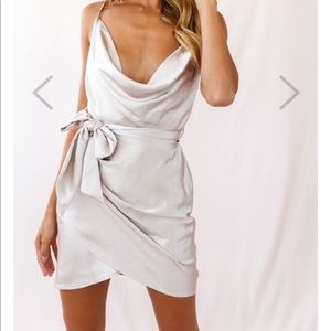 Selfie Leslie Satin Dress